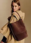 Sézane torba od brušene kože (350 eura)