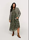 Printed ruched dress - 449.90 kn
