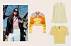 Street style: Imaxtree/ kardigan s uzorkom House of Sunny (90 funti)/ pletivo zvonolikih rukava Arket (89 eura)/ pletivo kratkih rukava H&M (15 eura)