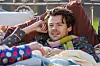 EXCLUSIVE: Premium Exclusive Rates Apply: British teen idol Harry Styles seen filming his latest music video on The Mall in London in a moving bed. Harry was joined in the bed two female musicians including a guitarist with prosthetic legs. Harry was wearing polka dot pyjamas and nail varnish. Pictured: Harry Styles,Image: 661768479, License: Rights-managed, Restrictions:, Model Release: no, Pictured: Harry Styles, Credit line: Click News & Media/Dean/SplashNews.com/Splash/Profimedia
