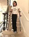 Victoria Beckham u svom domu nakon nezgode