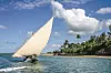 Fishing boat near Tumbatu island, Zanzibar, Tanzania. ( (Photo by Oleksandr Rupeta/NurPhoto))