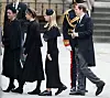 Laura i Eliza Lopes te Lola i Tom Parker Bowles na pogrebu kraljice Elizabete
