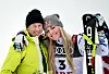 Emotivan susret najboljeg skijaša svih vremena Ingemara Stenmarka i najbolje skijašice svih vremena Lindsey Vonn 2019.