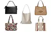 Kožna torba HVISK (135 eura)/ torba od platna i kože Gucci; Matchesfashion (1550 eura)/ tote torba COS (150 eura)/ torba od tkanine Ganni; Matchesfashion (122 eura)/ platnena torba Chloe; Net-a-Porter (5456 kn)