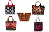 Torba s motivom cvijeća Marni; Matchesfashion (890 eura)/ torba s natpisom Marc Jacobs (340 funti)/ kožna torba Massimo Dutti (1599 kn)/ torba s logom JW Anderson; Matchesfashion (635 eura)/ torba s motivom jagoda JW Anderson; Matchesfashion (490 eura)