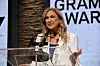 NEW YORK, NEW YORK - NOVEMBER 20: Recording Academy president and CEO Deborah Dugan and Chair speaks onstage at the GRAMMY Nominations Press Conference at CBS Studios on November 20, 2019 in New York City. (Photo by Bryan Bedder/Getty Images)
