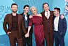 Glumci iz orginalne postave ponovno su se okupili: (s lijeva na desno): Christopher Masterson, Justin Berfield, Jane Kaczmarek, Bryan Cranston i Frankie Muniz
