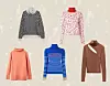 Crno-bijeli pulover - 349.90 kn (Mango) // Aalto džemper - 180 € (FarFetch) // Kašmir u boji lososa - €175 (Cos) // Giada Benincasa dolčevita - 383 € (FarFetch) // Asimetrični pulover - 149.90 kn (Zara)