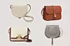 Loewe Heel Duo torba (1280 eura)/ Celine Tabou torba/ Burberry torba od platna (9682 kn)/ Chloe Marcie medium saddle torba (1150 eura)