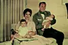 Elizabeth Taylor i Christopher Wilding sa sinovima.