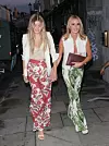 Amanda Holden i njezina kći sinoć su posjetile poznati restoran u Londonu.