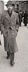 Elegantan mladić u šetnji Zagrebom, u ožujku 1945.