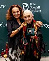Modna dizajnerica Diane von Furstenberg posvetila joj je kolekciju nakita Brilliant Earth x Jane Goodall Collection.