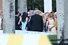 Melania je nosila haljinu neutralne boje.