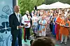 U svom govoru Simon Thomas nije mogao zaobić legendarni ŠČ iz pjesme Leta tri