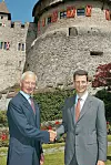 Lihtenštajnski vladar princ Hans Adam II. sa sinom, princom Aloisem