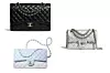 Chanel Classic Maxi (10,000 dolara)/ Chanel Classic (8800 dolara)/ Chanel 2.55 Mini (4400 dolara)