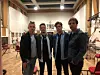The Splitters na snimanju u Abbey Roadu