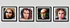 Portreti slavnih osoba iz kolekcije 'Friends & Heroes' - Bob Marley, Heath Ledger, River Phoenix i Hunter S. Thompson