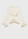 Bluza s volanima i detaljima od čipke - 79,99 eura