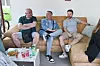 Glumci Damir Lončar, Igor Mešin i Josip Brakus na Izložbi glumaca