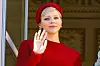 Point de Vue Out Mandatory Credit: Photo by Shutterstock (14222110fr) Princess Charlene of Monaco with Prince Jacques and Princess Gabriella during the Army Parade, as part of the official celebrations marking the principality National Day 2023 at the Monaco Palace in Monte Carlo in Monaco. Monaco National Day 2023 celebrations, Monaco - 19 Nov 2023