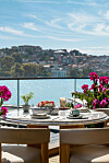 Iz fine dining restorana Josephine Istanbul pruža se pogled na Zlatni rog