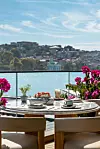 Iz fine dining restorana Josephine Istanbul pruža se pogled na Zlatni rog