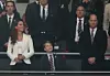 Princ George pozorno je pratio svaki trenutak utakmice.