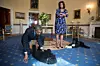 Barack i Michelle Obama uživali su u društvu Boe i Sunnyja, koje su nabavili jer su tako obećali svojim kćerima.