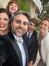 Bojana Gregorić Vejzović s glumcima iz serije