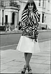 Jane Birkin u jakni zebrastog uzorka