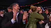 12 February 2017 - Los Angeles - USA **** STRICTLY NOT AVAILABLE FOR USA *** Adele apologises for swearing and 'offending anybody' as she accepts Grammy Award for Best Song. The singer said she was sorry as she picked up the award for her hit song Hello - after dropping the F-bomb earlier on the stage when she stopped her tribute to George Michael mid-song and started again. Adele, who accepted her Grammy from Celine Dion who mouthed the words:
