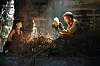 Scarlett i Jonathan na setu