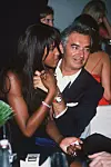 Naomi Campbell i Flavio Briatore na partiju modne kuće Valentino u Londonu 1999.