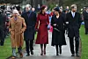 File photo dated 25/12/18 of (left to right)The Prince of Wales, the Duke of Cambridge, the Duchess of Cambridge, the Duchess of Sussex and the Duke of Sussex arriving to attend the Christmas Day morning church service at St Mary Magdalene Church in Sandringham, Norfolk. Funding for the Sussexes and the Cambridges contributed to a £5.6 million bill for the Prince of Wales in Harry and Meghans final year as senior royals, accounts show. The accounts run from April 2019 to the end of March 2020 just after the UK went into lockdown and Charles contracted coronavirus.,Image: 559788505, License: Rights-managed, Restrictions: FILE PHOTO, Model Release: no, Credit line: Joe Giddens / PA Images / Profimedia