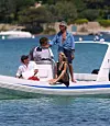 Flavio Briatore i Heidi Klum na ljetovanju u St. Tropezu na francuskoj Azurnoj obali 2003.