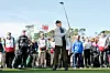 PEBBLE BEACH, CALIFORNIA - FEBRUARY 05: Actor Clint Eastwood plays his shot from the first tee during the 3M Celebrity Challenge prior to the AT&T Pebble Beach Pro-Am at Pebble Beach Golf Links on February 05, 2020 in Pebble Beach, California. (Photo by Michael Reaves/Getty Images)