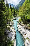 Soča nedaleko od Boveca