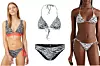 Bikini s mašnom E-Sprit; About You (394 kn)/ bikini na vezanje Pieces; About You (224 kn)/ bikini s gaćicama niskog struka Melissa Odabash; Net-a-Porter (1206 kn)
