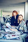 Livia Čveljo, zamjenica glavne urednice magazina Gloria i Alenka Ostrihon, glavna urednica Glorije