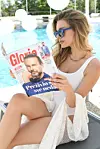 Naočale su bile hit i na ELFS pool partyju, na kojem su gosti sa zanimanjem prolistali magazin Gloria.
