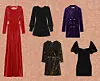 Dugačka crvena haljina s izrezima - €49,99 (H&M) // Mala crna haljina s velikom mašnom - €39,99 (Vampire's Wife x H&M) // Haljina-sako - 549,90 kn (Zara) // Haljina na preklop s animalnim printom - €44 (&Other Stories) // Mala crna haljina s puf rukavima - 199,90 kn (Mango)