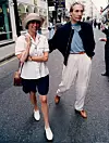 Sa suprugom Shirley Watts 1990.