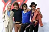 Charlie Watts, Mick Jagger, Ronnie Wood i Keith Richards 2005.