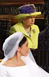 Kraljica na Harryjevom i Meghaninom vjenčanju