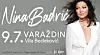Glazbena diva Nina Badrić nastupa u Varaždinu.