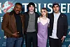 Ernie Hudson, Finn Wolfhard, Mckenna Grace i Gil Kenan na gala projekciji filma u Velikoj Britaniji