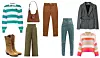 Polo majica Tommy Hilfiger (79 eura)/ kaubojske čizmice Saint Laurent; My Theresa (995 eura)/ torbica sa životinjskim printom Mango (199,90 kn)/ kožne hlače maslinaste boje Ganni; Garderoba Concept Store; smeđe hlače od umjetne kože Zara (229,90 kn)/ kožne hlače visokog struka Alexandre Vauthier; Matches Fashion (1944 eura)/ sako s pojasom Liu Jo (1944 kn)/ pulover na prugice Red Valentino; Heraldi Men&Women (3100 kn)